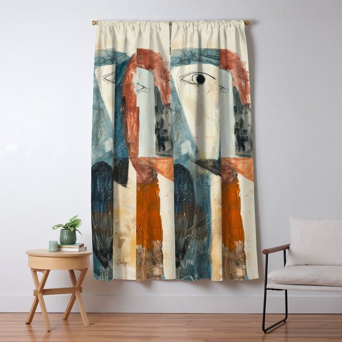 Bird Duality I Window Curtain Gallery Image 5