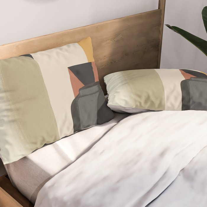 Abstract Art Vases 3 Pillow Sham Gallery Image 2