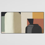 Abstract Art Vases 3 Desk Mat Gallery Image 3