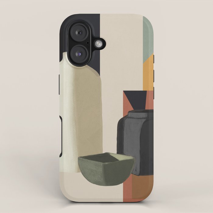 Abstract Art Vases 3 iPhone Case Gallery Image 1