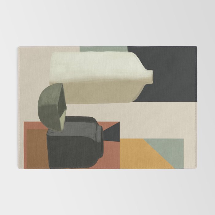 Abstract Art Vases 3 Rug Gallery Image 2