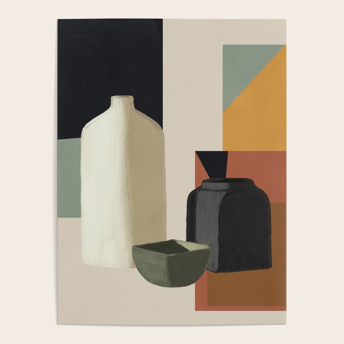 Abstract Art Vases 3 Poster Gallery Image 1