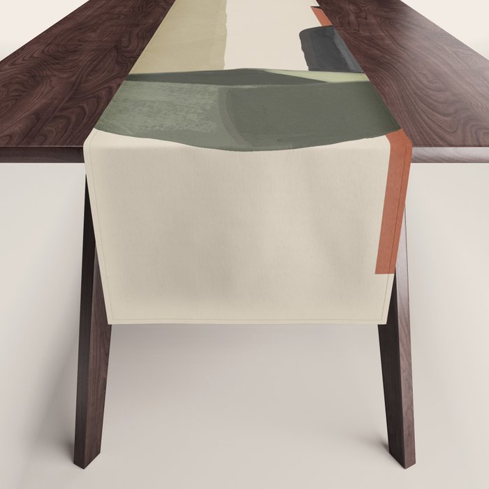 Abstract Art Vases 3 Table Runner Gallery Image 1