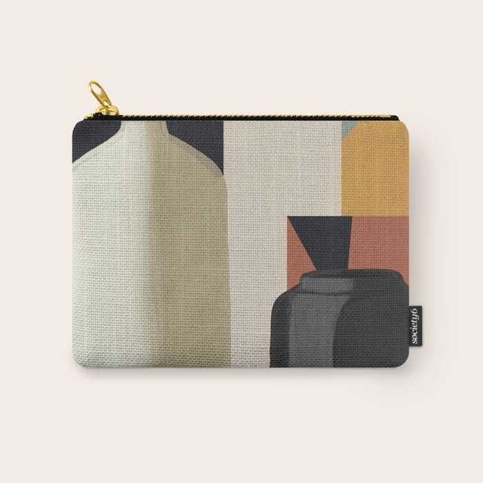 Abstract Art Vases 3 Carry All Pouch Gallery Image 1