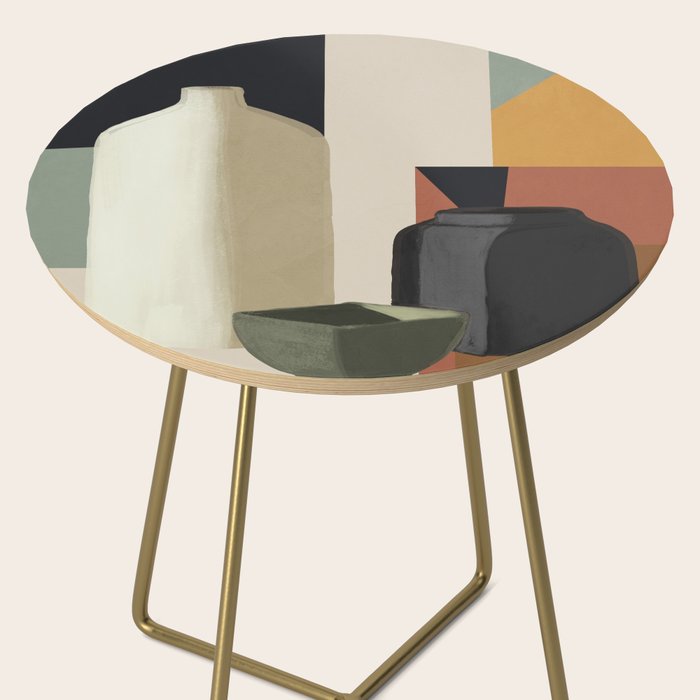 Abstract Art Vases 3 Side Table Gallery Image 2