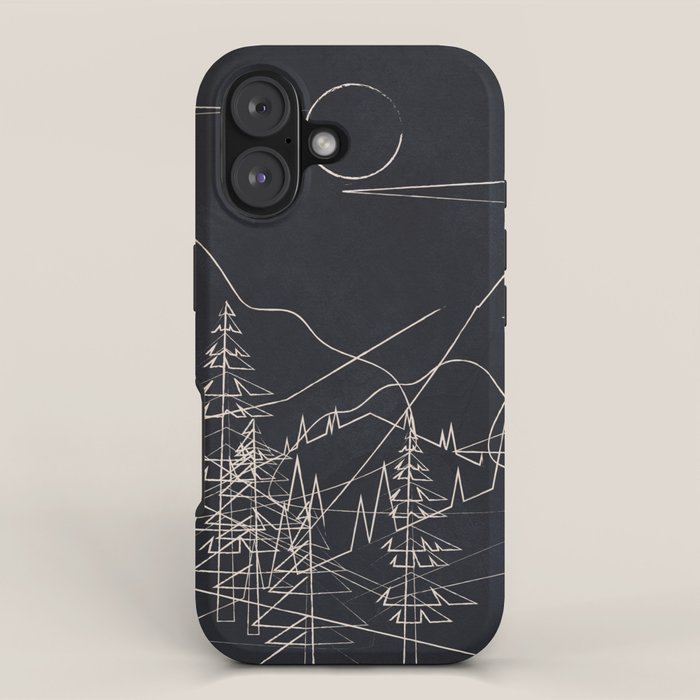 Minimalist Landscape 2 iPhone Case Gallery Image 1