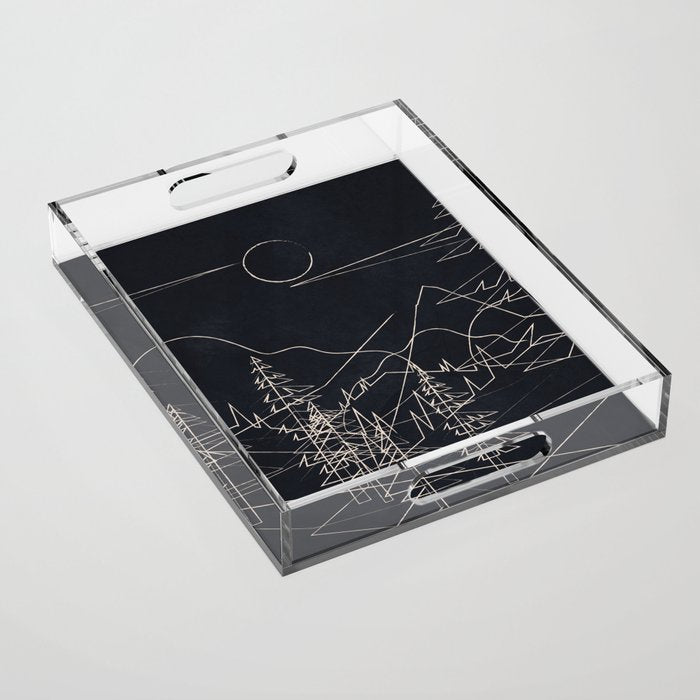 Minimalist Landscape 2 Acrylic Tray Gallery Image 1