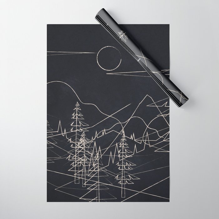 Minimalist Landscape 2 Wrapping Paper Gallery Image 1