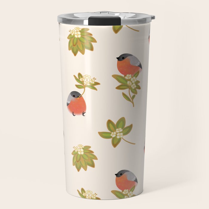 Eurasian bullfinch Travel Mug Gallery Image 1