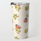 Eurasian bullfinch Travel Mug Gallery Image 3