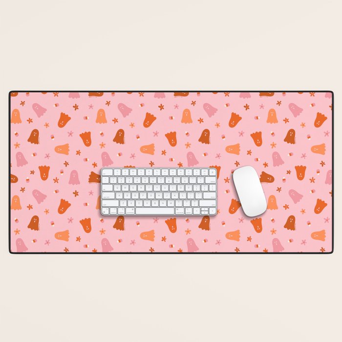 Fall Ghost Print Desk Mat Gallery Image 1
