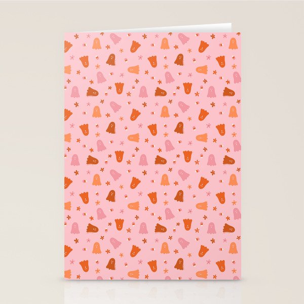 Fall Ghost Print Stationery Card Gallery Image 2