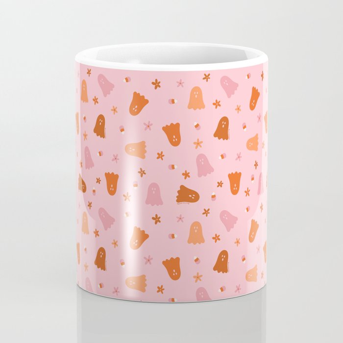 Fall Ghost Print Coffee Mug Gallery Image 4