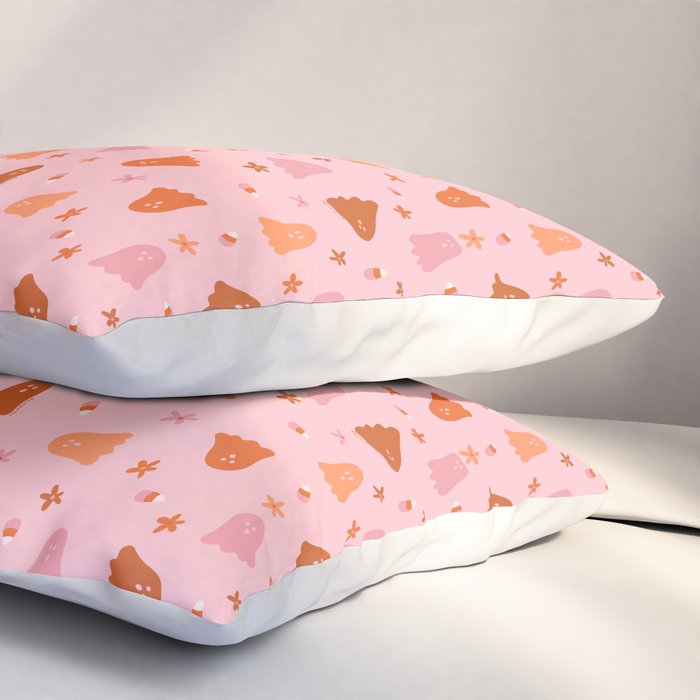 Fall Ghost Print Pillow Sham Gallery Image 3