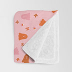 Fall Ghost Print Throw Blanket Gallery Image 3