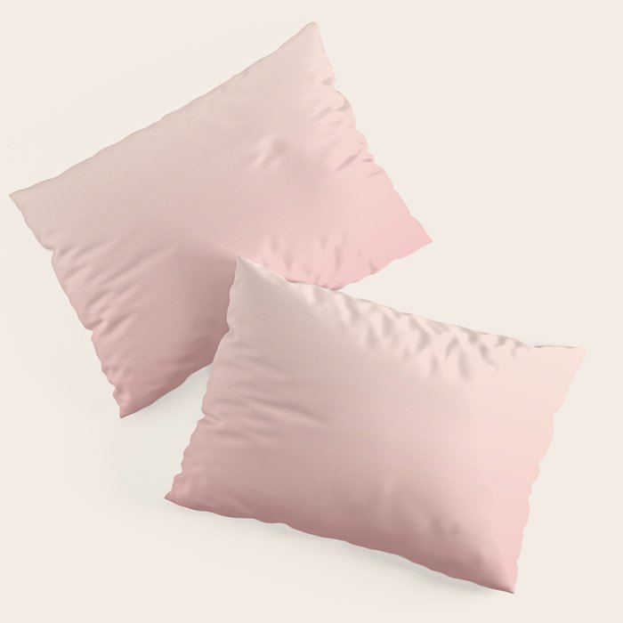 Pink Blush Ombre Pillow Sham Gallery Image 1