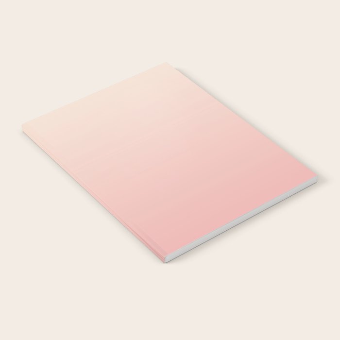 Pink Blush Ombre Notebook Gallery Image 1