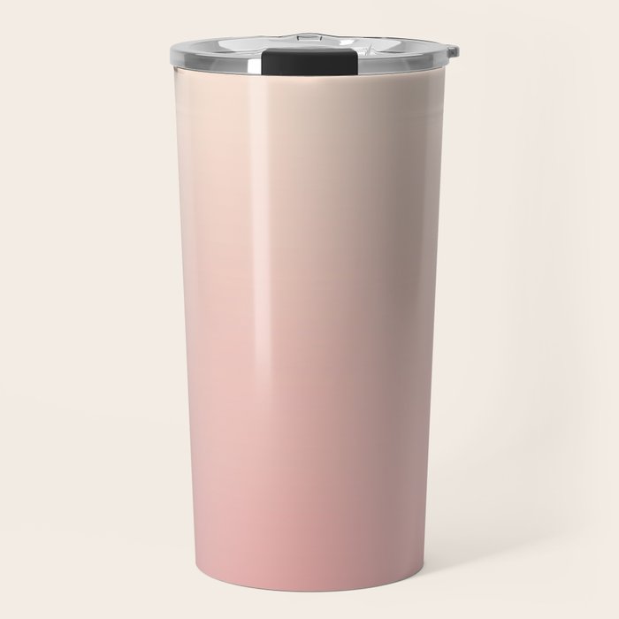 Pink Blush Ombre Travel Mug Gallery Image 1