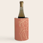 WOMAN WITH FLOWERS 7 Line Art 2 Wine Chiller Gallery Image 2