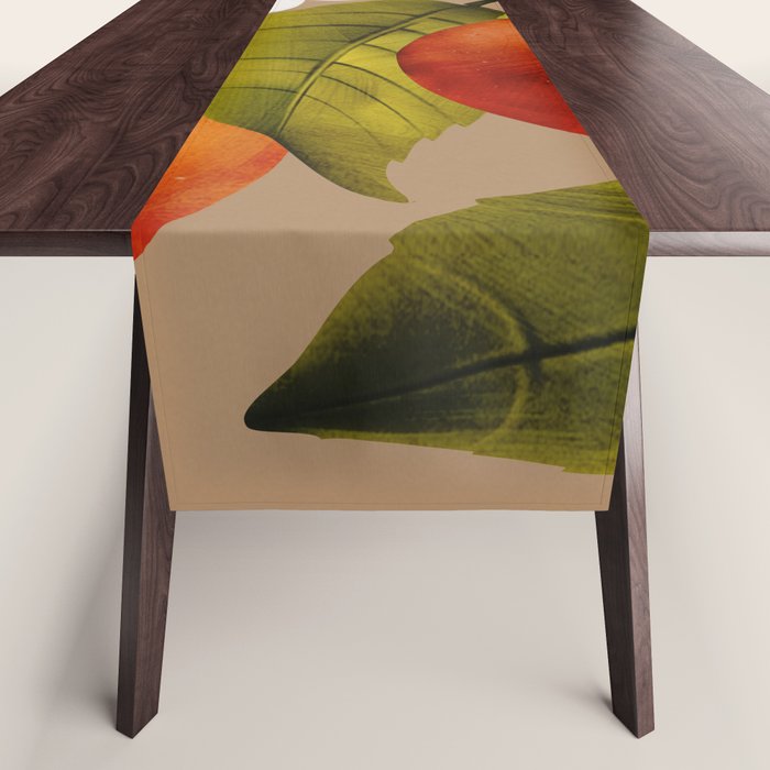 Apples Botanical Art 2 Table Runner Gallery Image 1