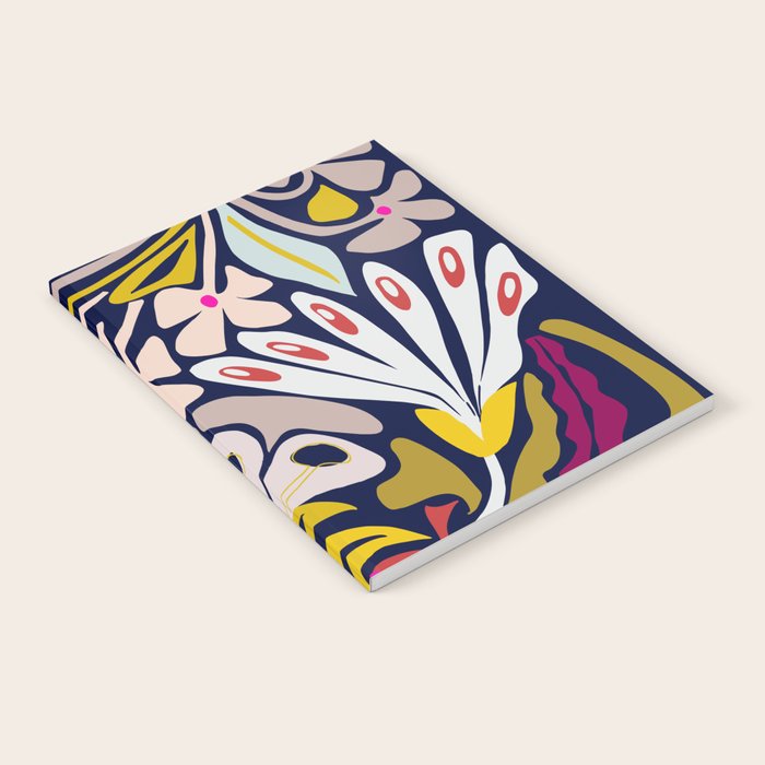 Playful flowers illustration Notebook Gallery Image 2