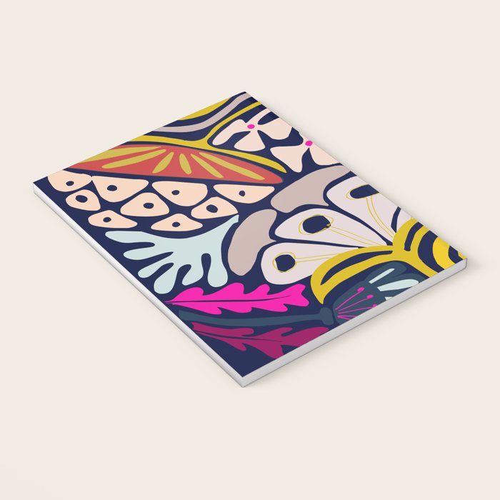 Playful flowers illustration Notebook Gallery Image 3