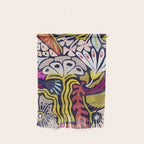 Playful flowers illustration Wall Hanging Gallery Image 1