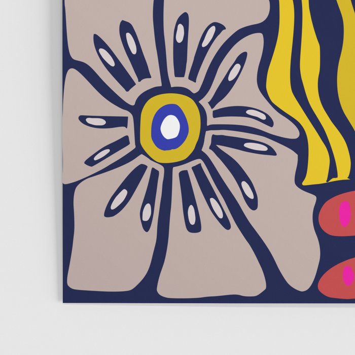 Playful flowers illustration Poster Gallery Image 3