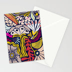 Playful flowers illustration Stationery Card Gallery Image 2