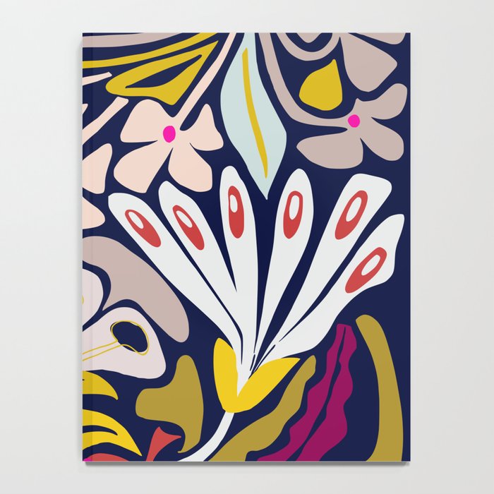 Playful flowers illustration Notebook Gallery Image 4