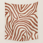 Terra Lines Abstract Original Artwork Wall Tapestry Gallery Image 4