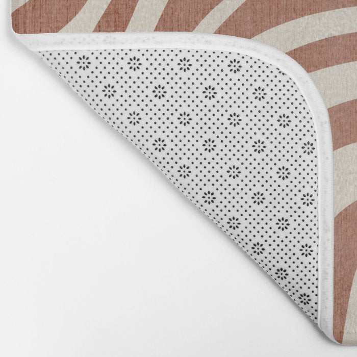 Terra Lines Abstract Original Artwork Bath Mat Gallery Image 2