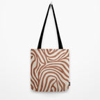 Terra Lines Abstract Original Artwork Tote Bag Gallery Image 2