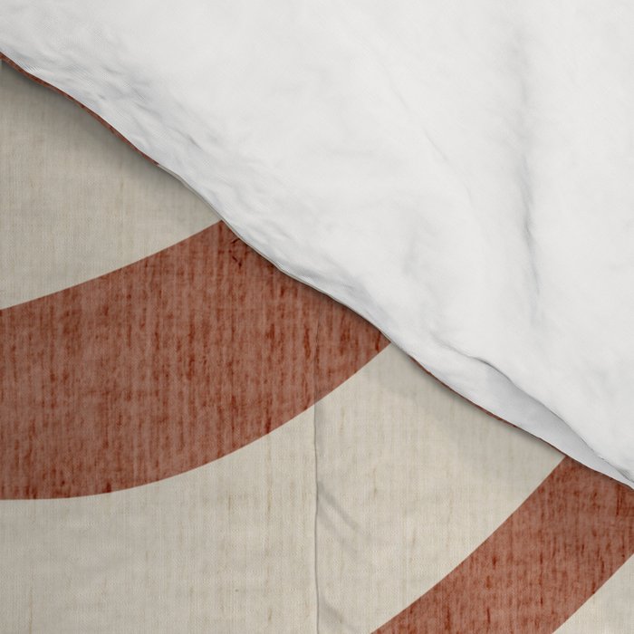 Terra Lines Abstract Original Artwork Comforter Gallery Image 4