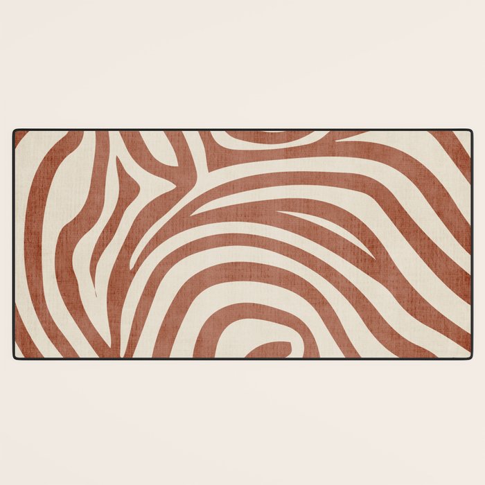 Terra Lines Abstract Original Artwork Desk Mat Gallery Image 3