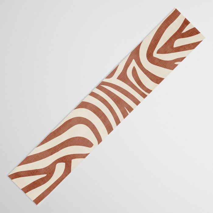 Terra Lines Abstract Original Artwork Table Runner Gallery Image 3