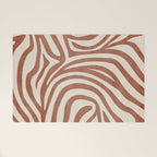 Terra Lines Abstract Original Artwork Welcome Mat Gallery Image 1