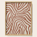 Terra Lines Abstract Original Artwork Serving Tray Gallery Image 1
