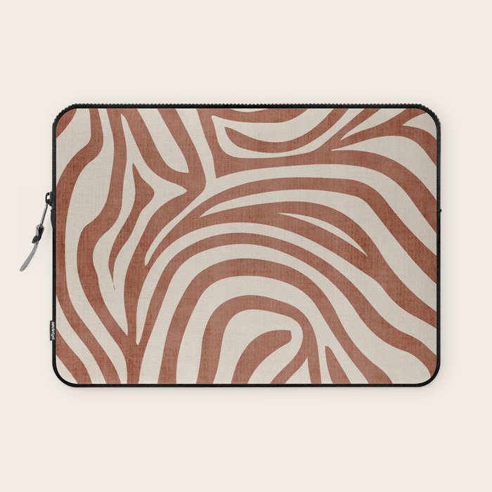 Terra Lines Abstract Original Artwork Laptop Sleeve Gallery Image 1