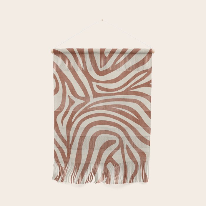 Terra Lines Abstract Original Artwork Wall Hanging Gallery Image 1