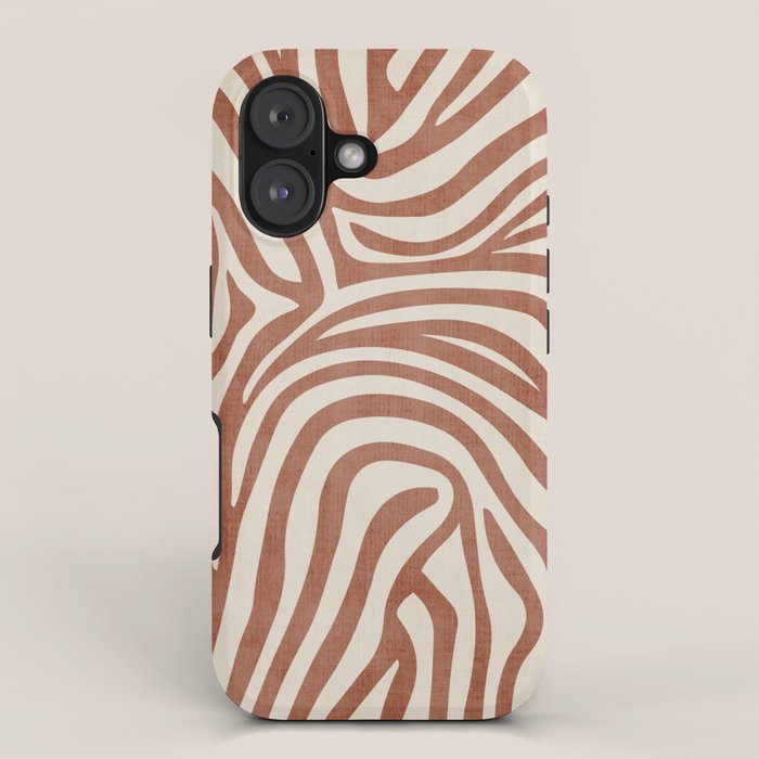Terra Lines Abstract Original Artwork iPhone Case Gallery Image 1