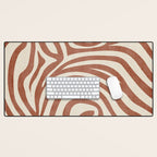 Terra Lines Abstract Original Artwork Desk Mat Gallery Image 1