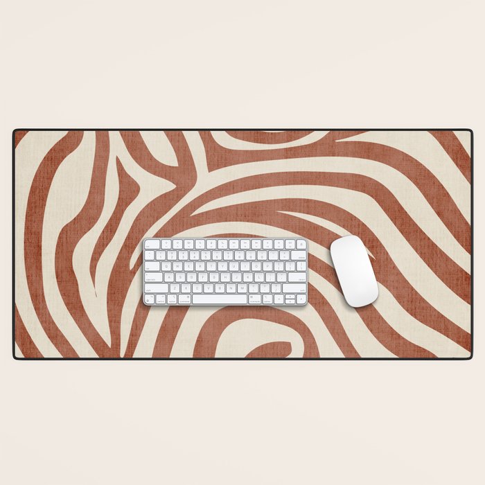Terra Lines Abstract Original Artwork Desk Mat Gallery Image 1