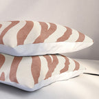 Terra Lines Abstract Original Artwork Pillow Sham Gallery Image 3