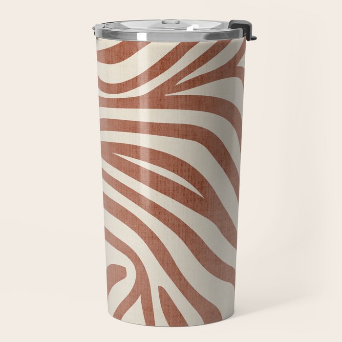 Terra Lines Abstract Original Artwork Travel Mug Gallery Image 2