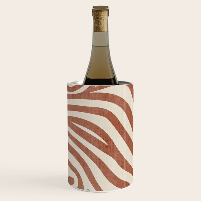 Terra Lines Abstract Original Artwork Wine Chiller Gallery Image 3