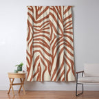 Terra Lines Abstract Original Artwork Window Curtain Gallery Image 5