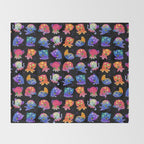 Bobtail squid Throw Blanket Gallery Image 2