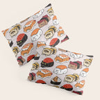 Sushi Persian Cat Pillow Sham Gallery Image 3