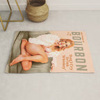 The Babes Of Bourbon Vol. 7 - Vintage Pinup Art Rug Gallery Image 1